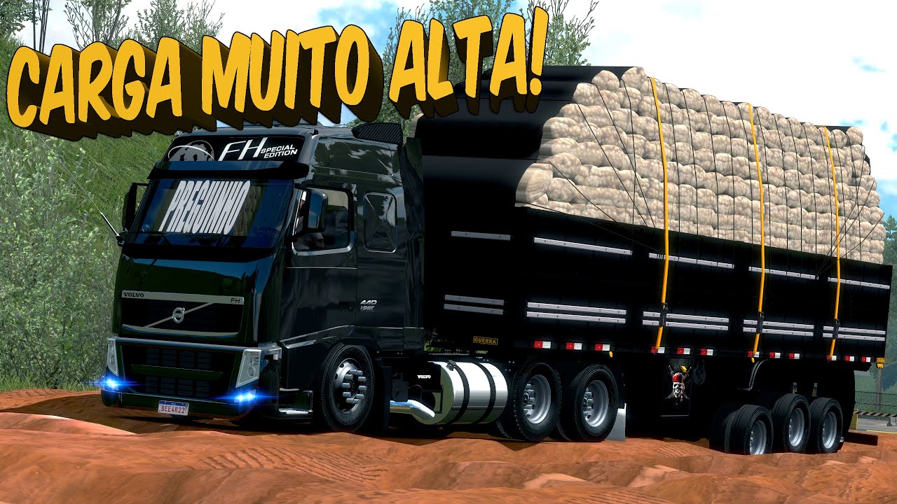CARGA MUITO ALTA DE BATATA - VOLVO FH NA PRESSÃO INDO PRO CEASASP!