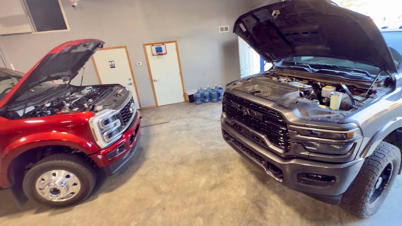 Ford 10 ступенчатая 2026 года против Ram ZF8 2025 года.