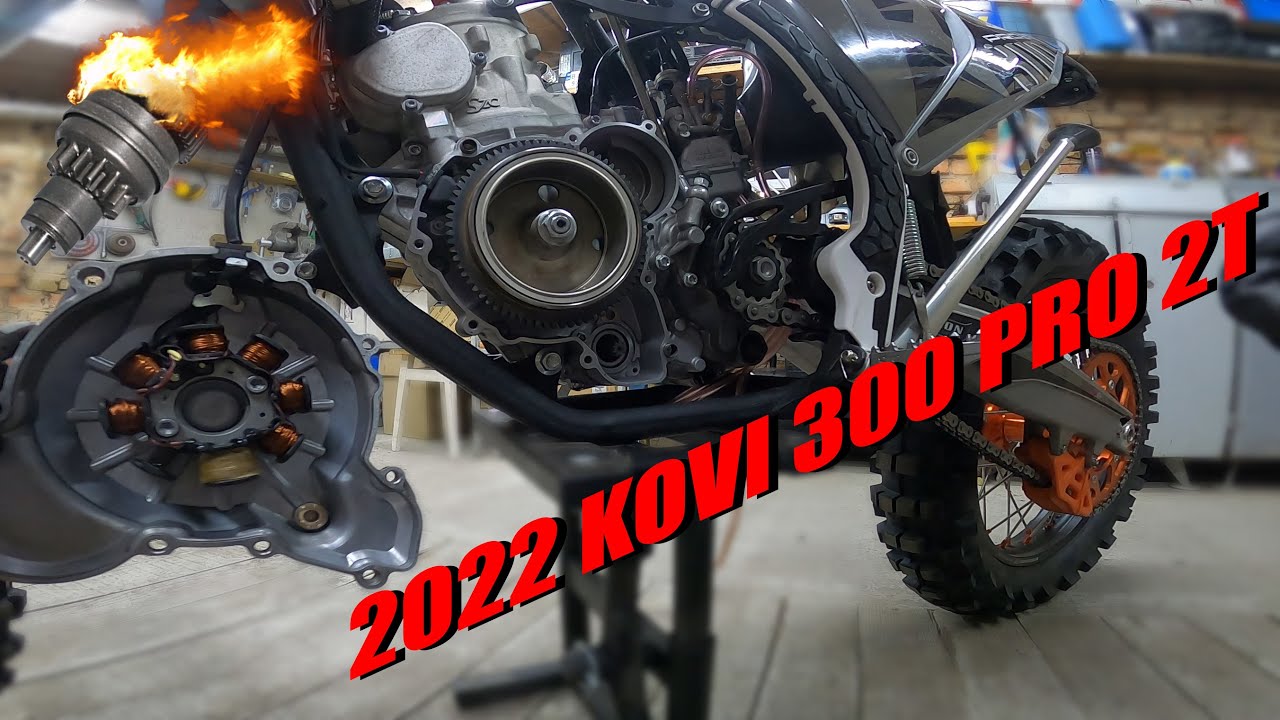 5. 2022 KOVI 300 PRO 2T. Проблеми із запуском двигуна. Бендикс.