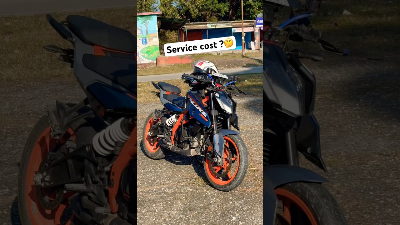 What is the service cost of KTM Duke 390 Gen 3 ￼#shortsfeed #shortsviral #shortsbeta #shorts #ktm