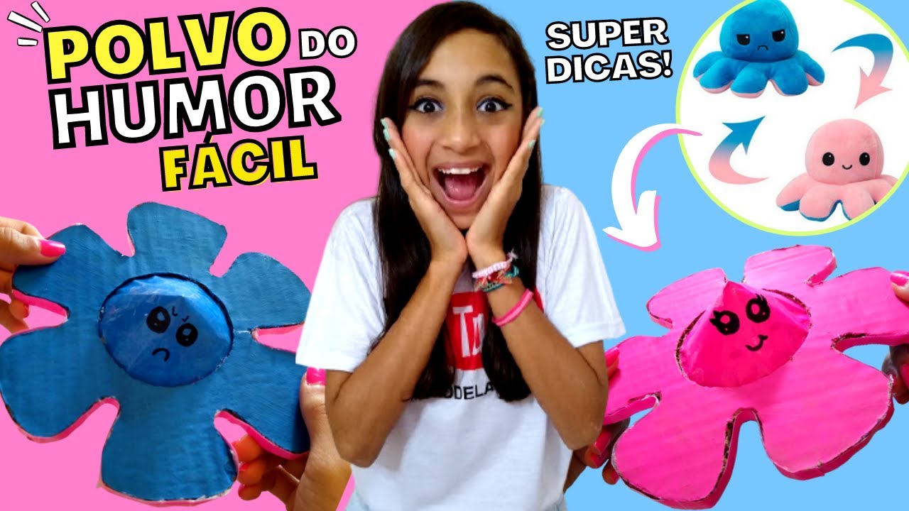 ✅ [SUPER DICAS] COMO FAZER POLVO DO HUMOR REVERSÍVEL SIMPLES - O MUNDO DE LARISSA