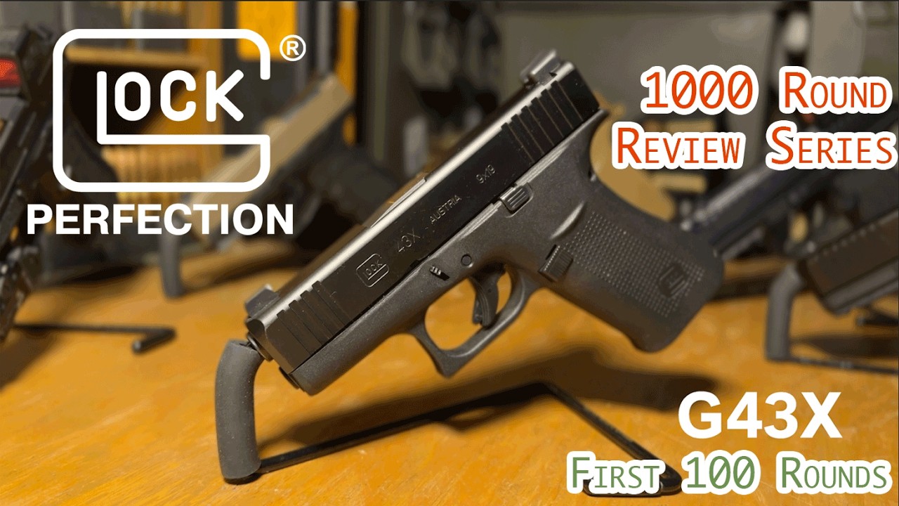 Glock 43X | Серия обзоров после 1000 выстрелов | Обновление после первых 100 выстрелов!