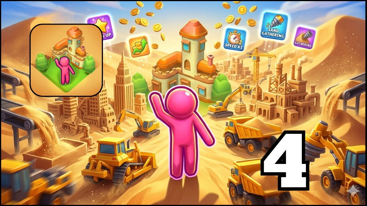 Idle City Builder Sand Tycoon - Gameplay Walkthrough Part 4 - Android Gameplay