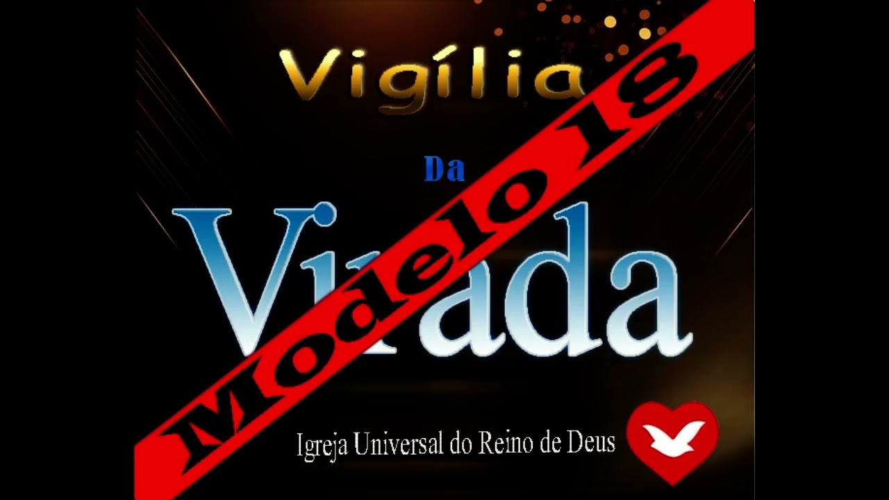 Chamada Vigilia da virada Modelo IURD