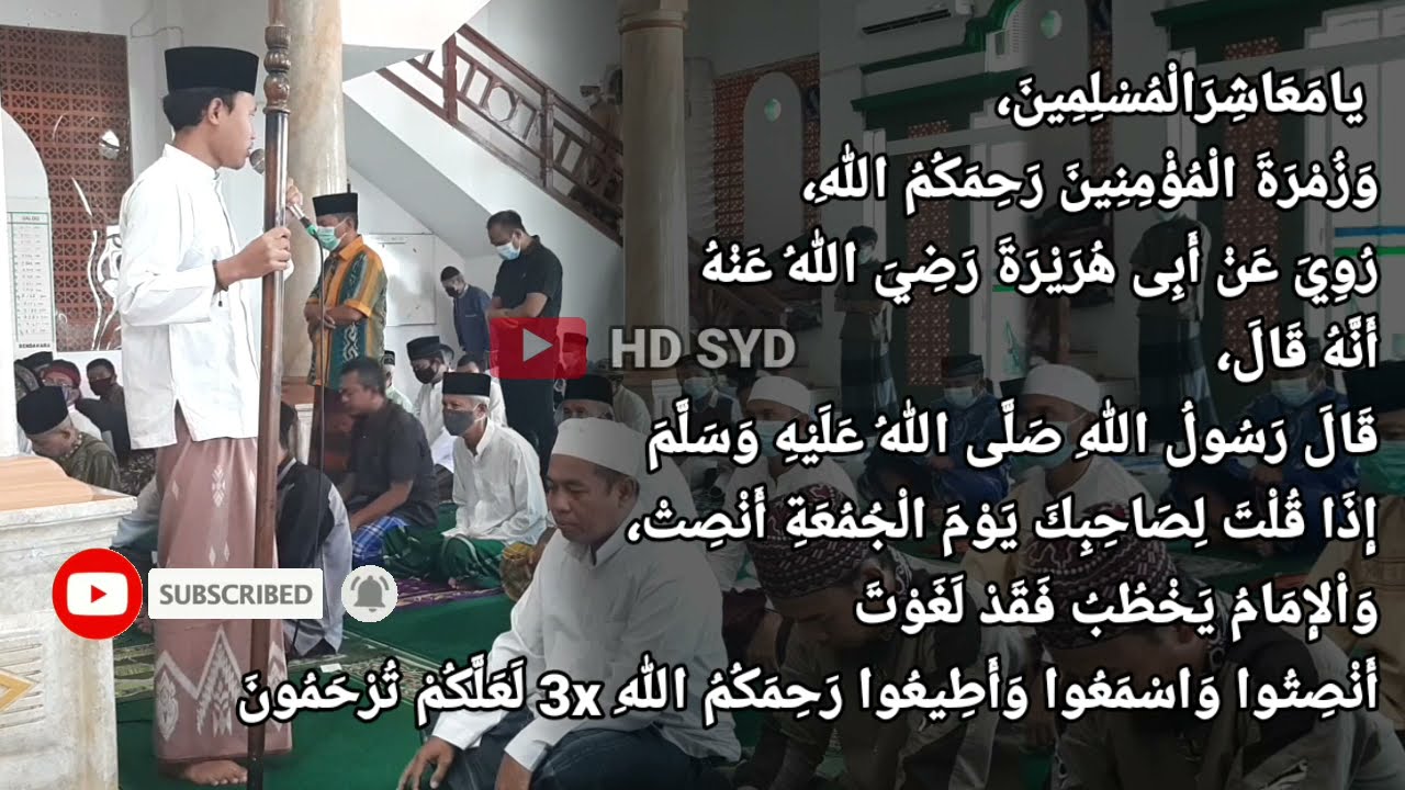 Lengkap!!! Tatacara Bilal Sholat Jumat Merdu beserta Praktik dan Teks Bacaan