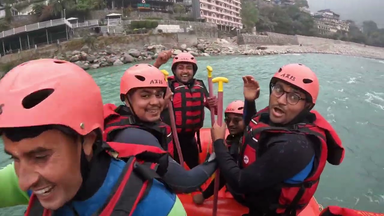 ✌️Rishikesh🏄‍♂️🌊🏄‍♀️ Me kari Humne Rever 😉Rafting 🏄 Part -2