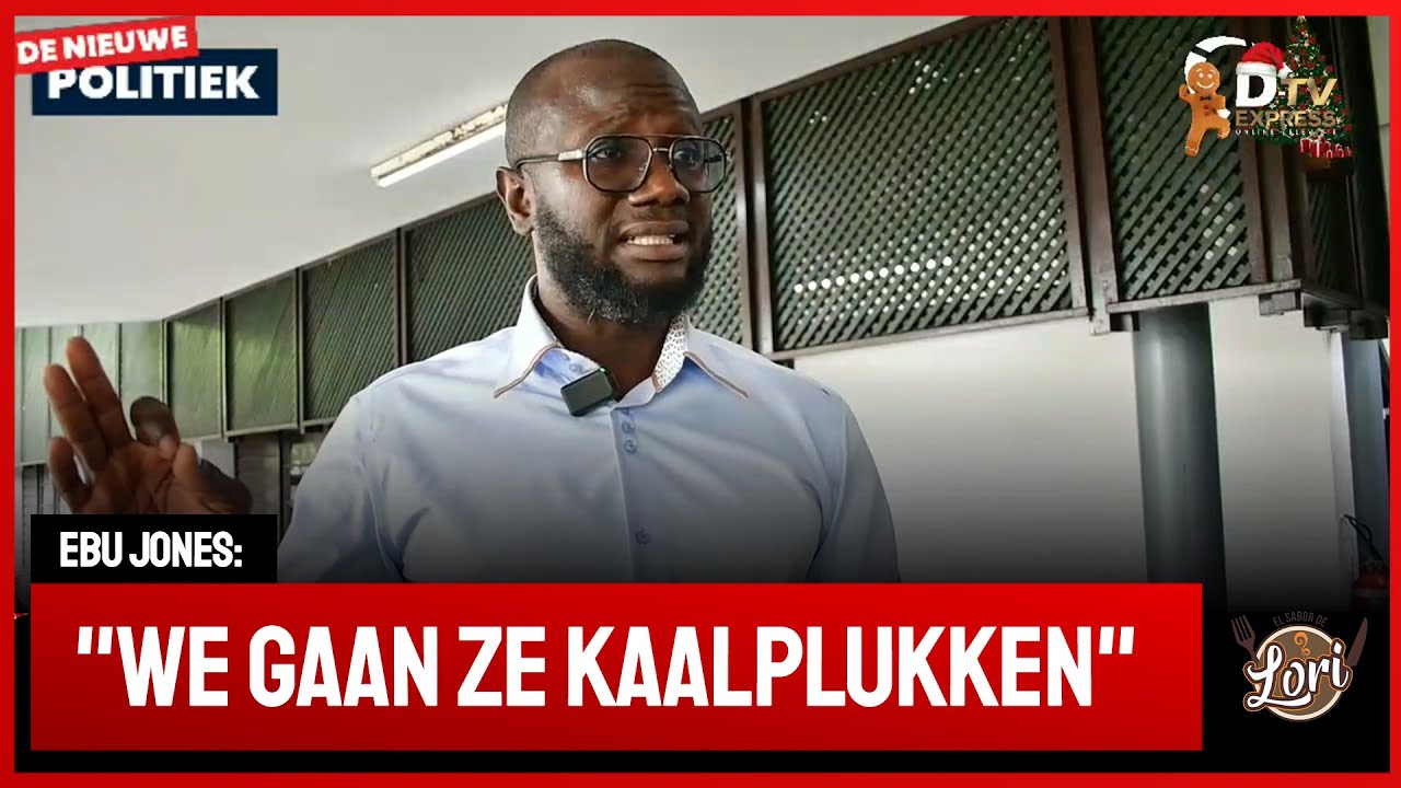 🚀 De Nieuwe Politiek Live • gestolen goederen overheid moeten teruggenomen worden (Suriname)