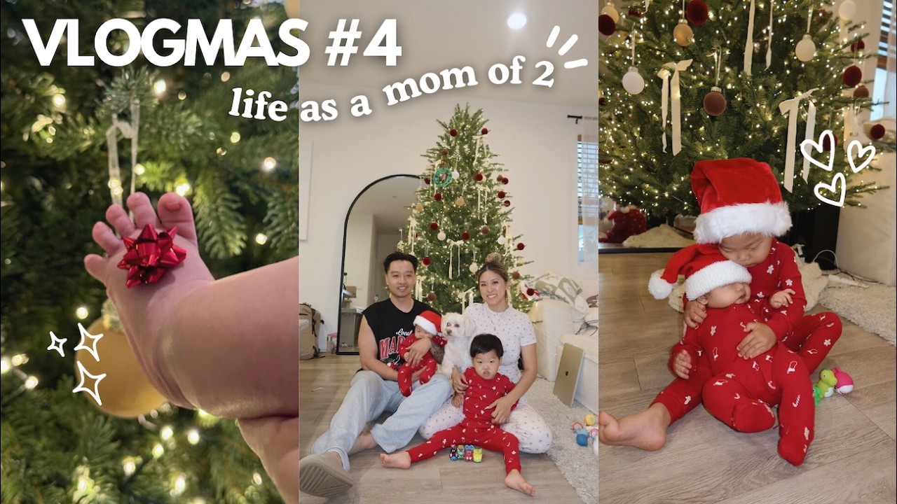 РОЖДЕСТВЕНСКАЯ НЕДЕЛЯ!!! Первое Рождество вчетвером! | Жизнь мамы двоих детей