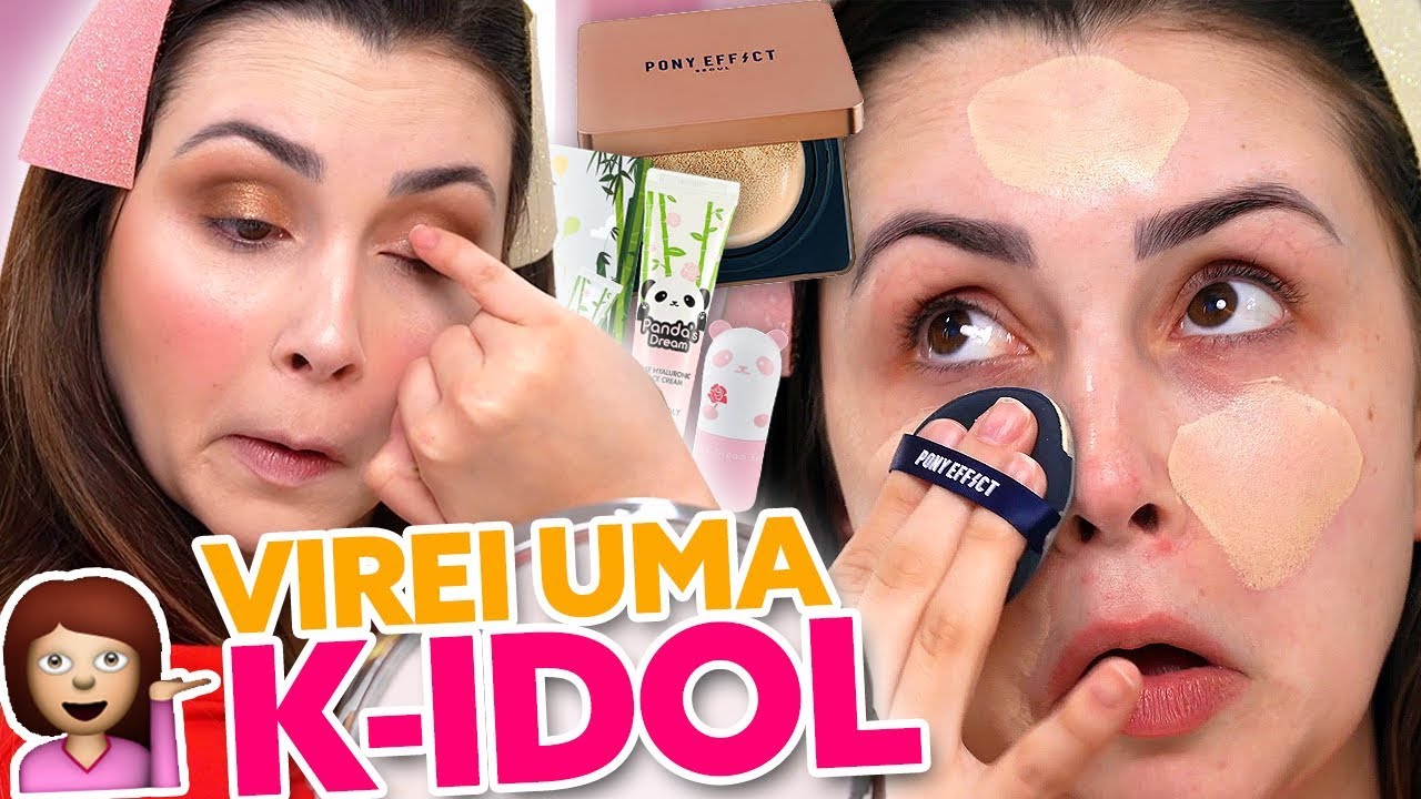 PONEY MALDITO NA MINHA MAKE COREANA 🦄