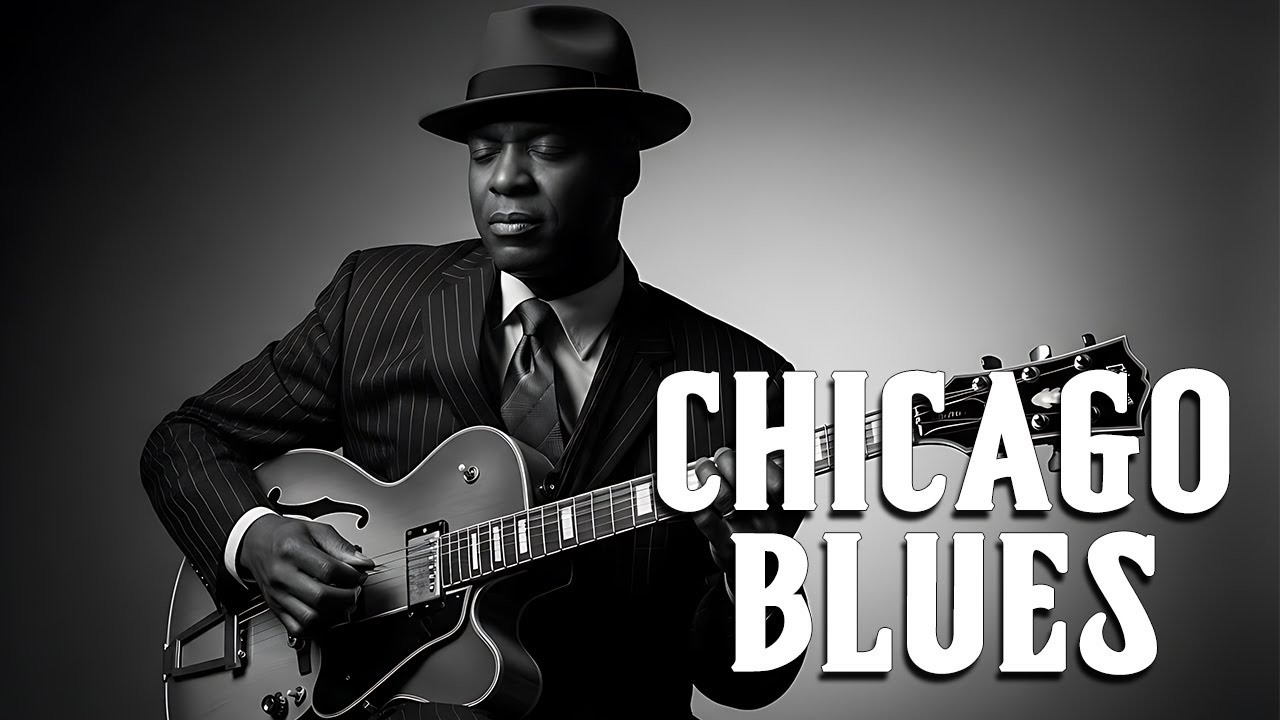 Chicago Blues Nights – Slow Burning Guitar Blues & Whiskey Vibes 🎸