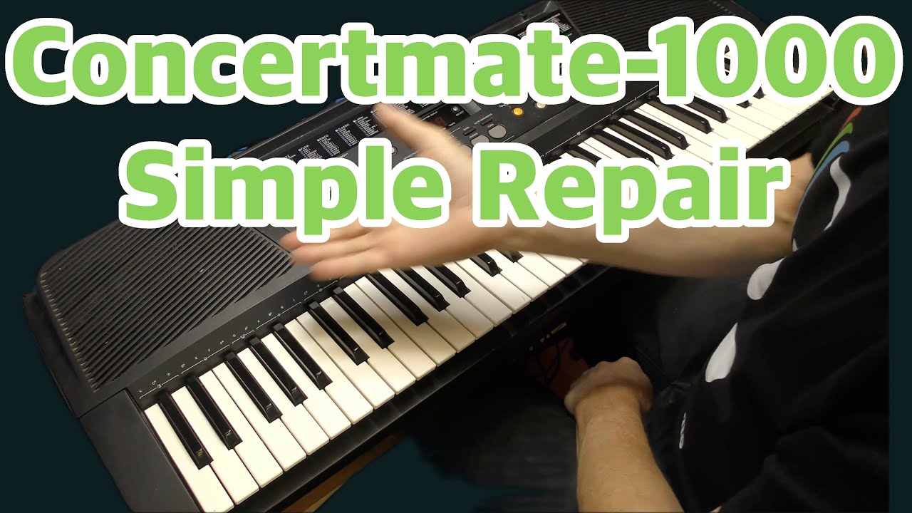 Простой ремонт клавиатуры Concertmate-1000.