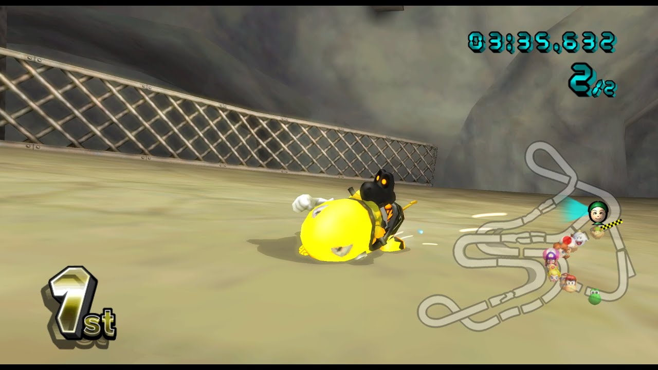 Mario Kart Wii Luminous CT Pack - Magma Bones Mod Gameplay (Part 42)
