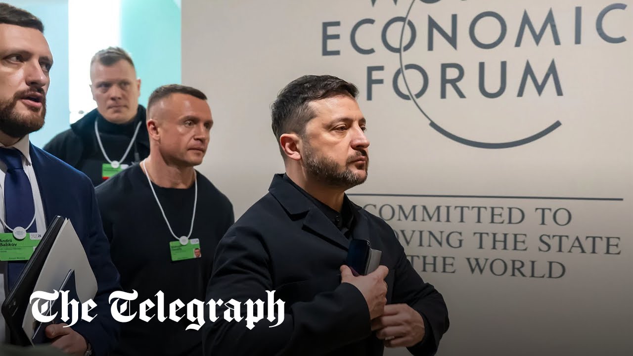 Live: Zelensky expected to speak in Davos