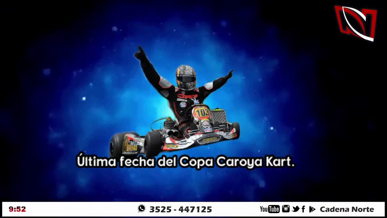 St&eacute;fano Fraresso: &Uacute;ltima fecha del Copa Caroya Kart. #LaNorte