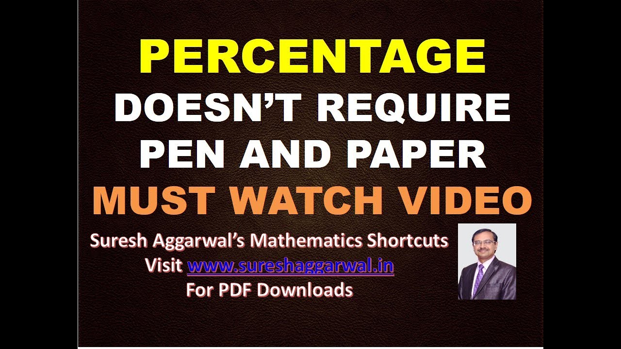 Finding Every Percentage Easily