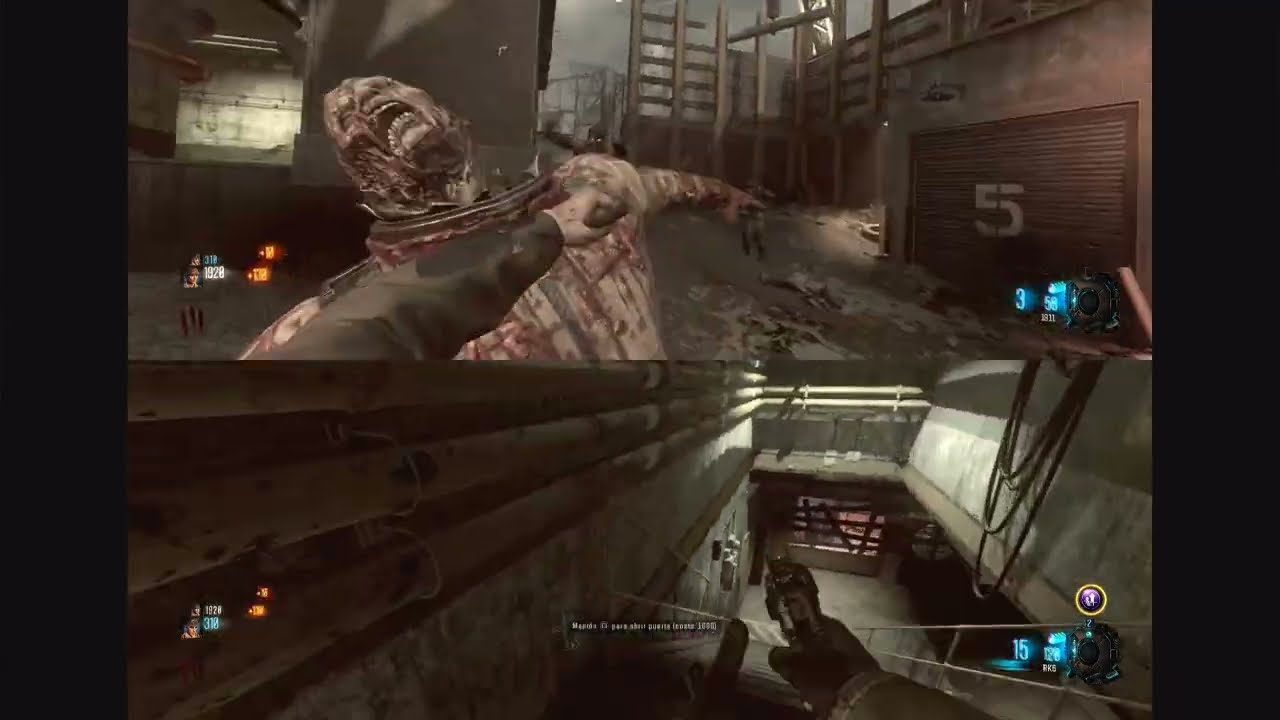 (PS4) • COD Black Ops 3 • Zombies • (Ascencion) • (Pantalla Dividida) • #1.5 xd • (Ronda 1 - 10)