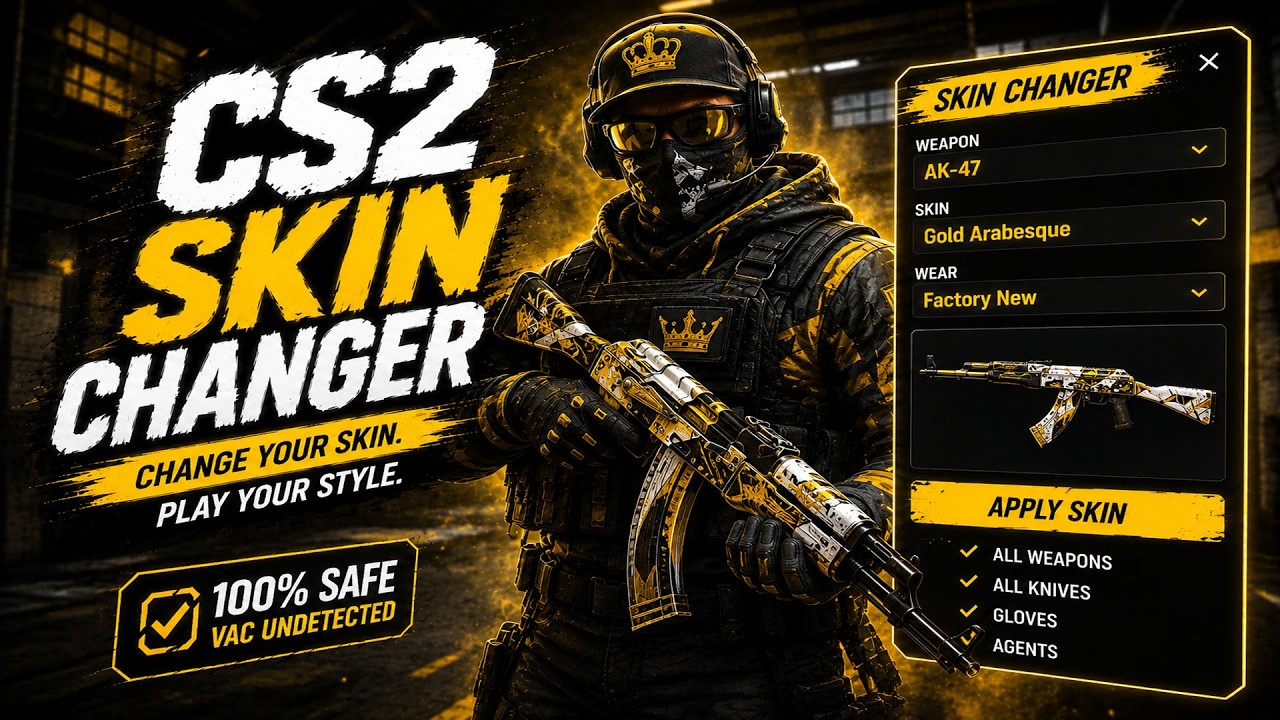 [NEW] CS2 Skin Changer | Skinchanger CS2 Tool With Free Skins, Safe Use, GUI & Update