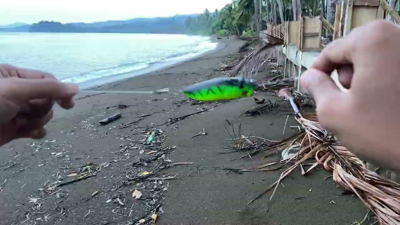PENGETESAN RANGKAIAN MINIPOPPER + SABIKI BUATAN SENDIRI - ULTRALIGHT CASTING