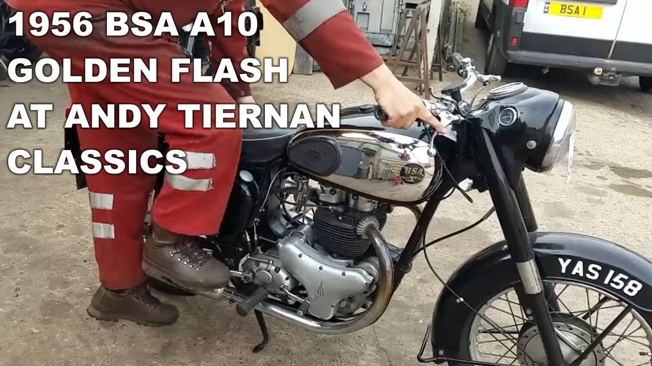 1956 BSA A10 Golden Flash 650cc at Andy Tiernan Classics #09303BSA