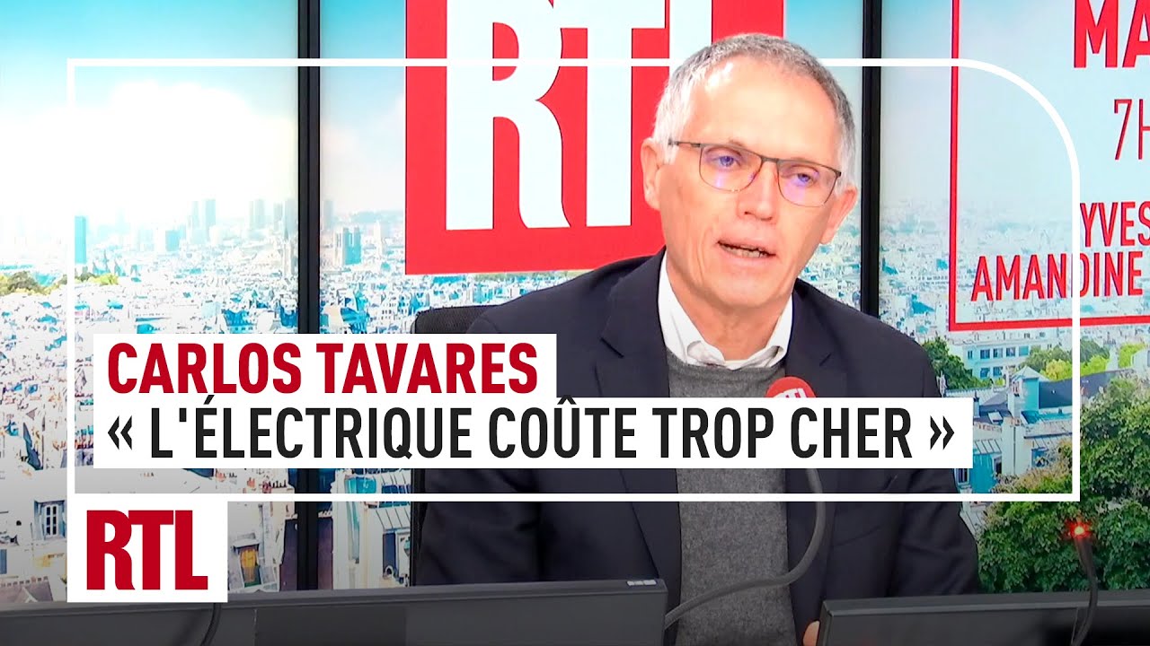 Carlos Tavares, directeur général de Stellantis, invité d'Amandine Bégot : l'intégrale