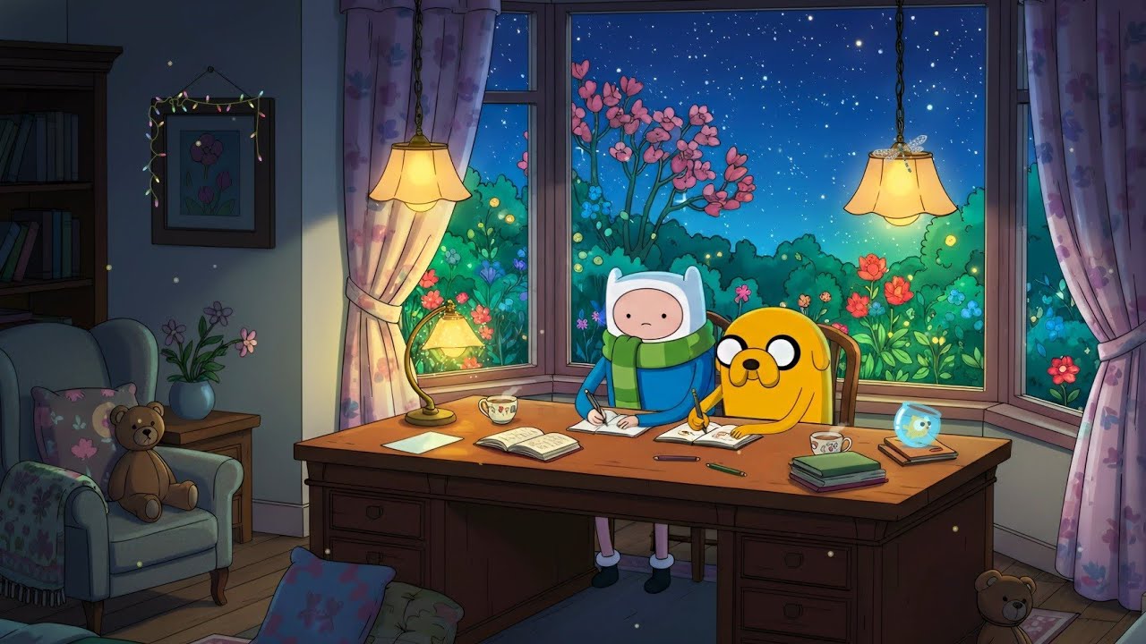 Study Lofi Night 🌸 Soft Music For Better Focus