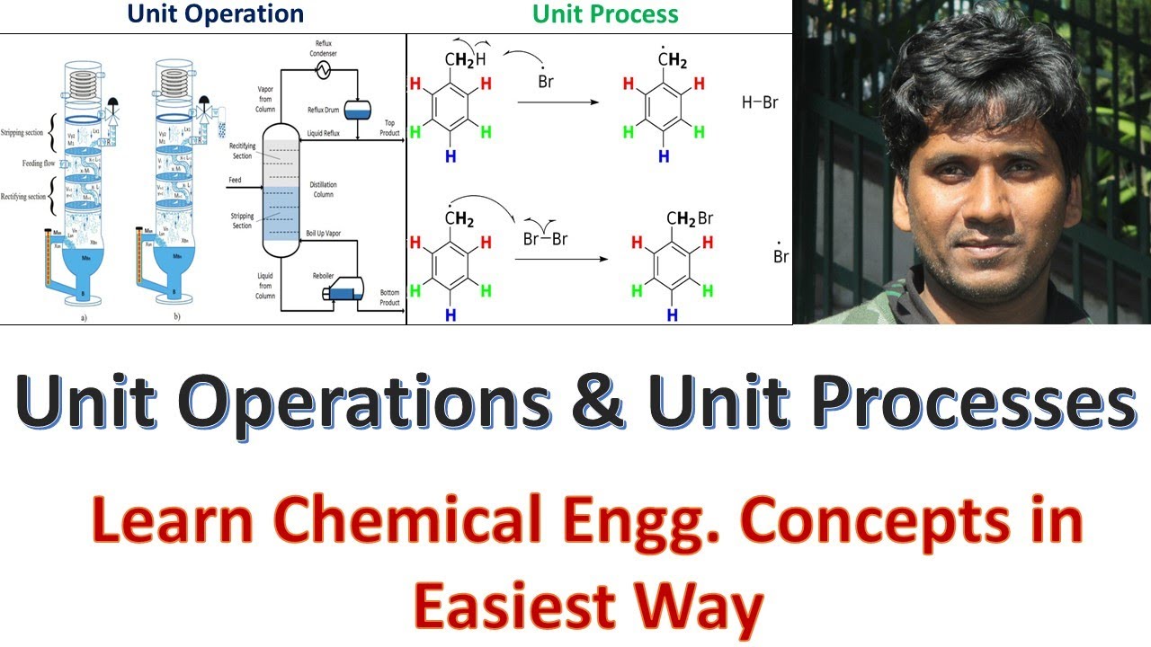 Unit Operation and Unit Processes || Differences || Examples@ChemicalMahi