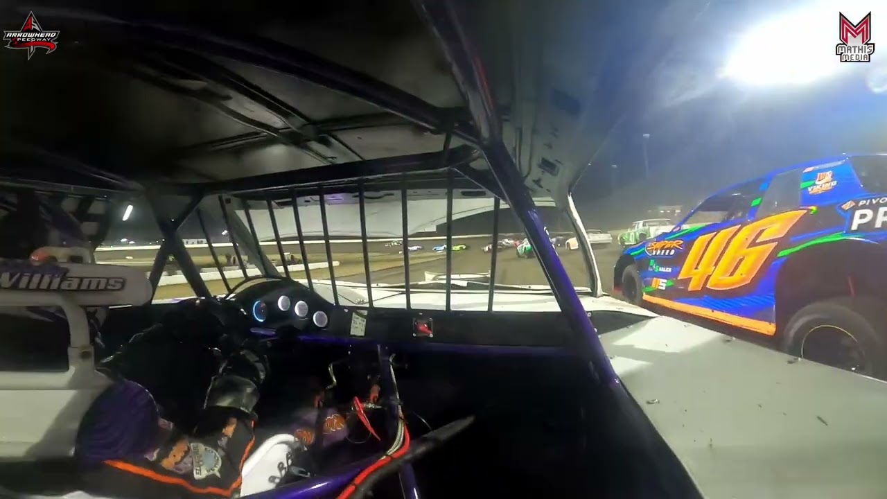 #82 Shelby Williams - USRA Stock Car - 3-23-2024 Arrowhead Speedway - In Car Camera