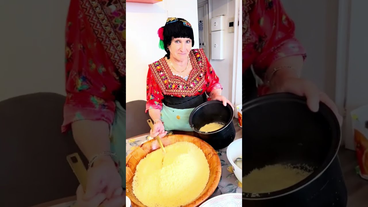 طريقة التحضير كسكس للأعراس انا ويما لعزيزة يخرج معسل (40 أشخاص) رافور(اواقورن)بلدية امشدالة (بويرة)