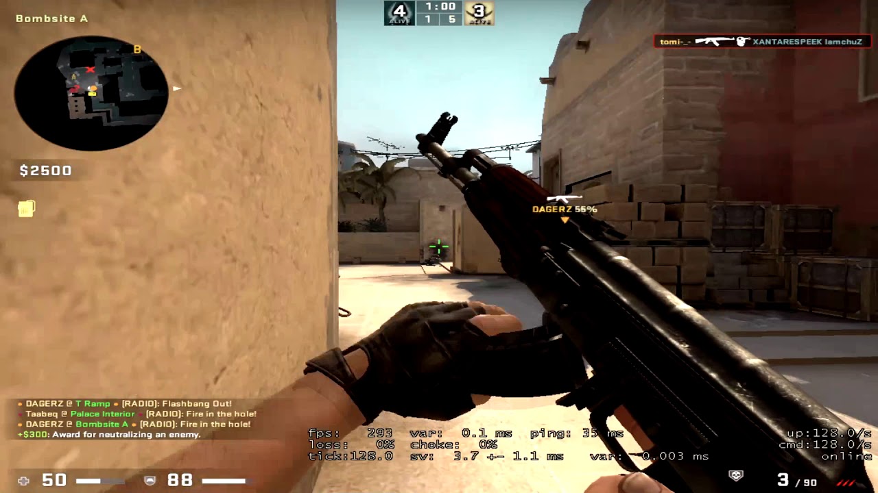 Stream Highlight #1 | 4hs with AK-47 de_mirage