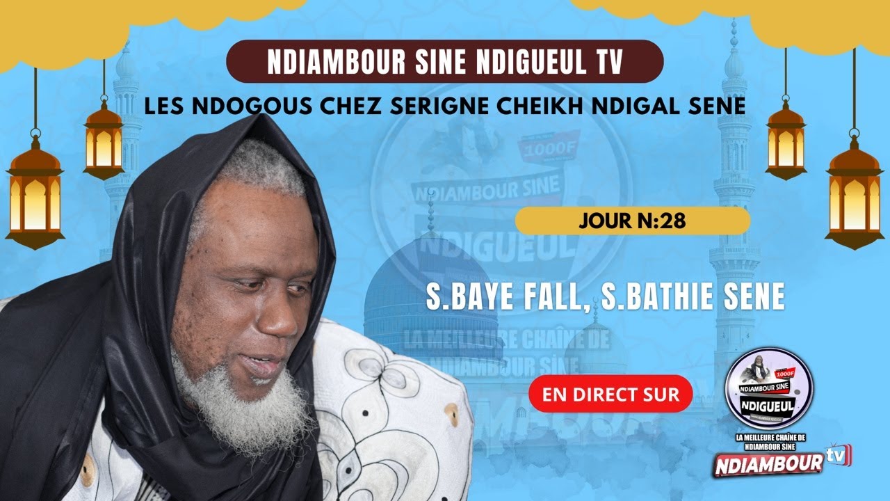 🛑EN DIRECT: NDOGUOU 28 S.BAYE FALL SENE, S.BATHIE SENE , WALY BYCOL :MERCREDI 18 MARS 2026