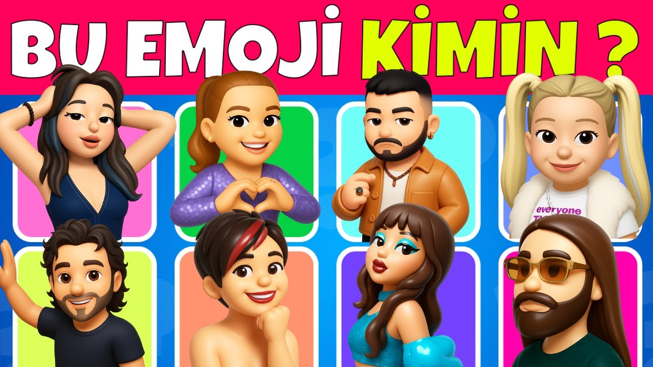 Bu Emoji Kimin ? Emojisinden Şarkıcı Bulmaca 🎉