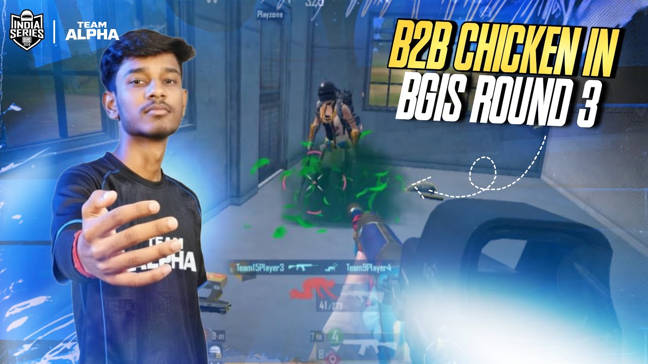 B2B WWCD IN BGIS ROUND 3 | SOLO 9 FINISHES | TEAM ALPHA ❤️‍🔥🔱