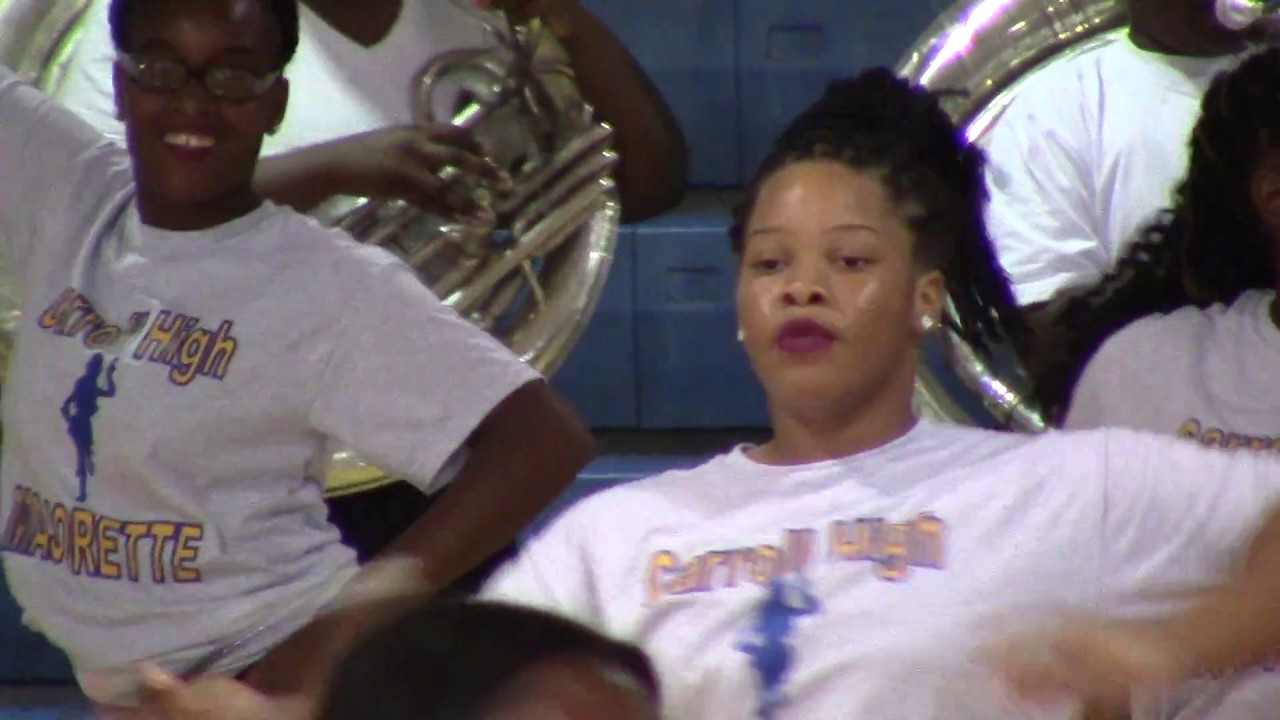 Carroll High School Pep Rally - 9-1-17 - Band Performs!!!!