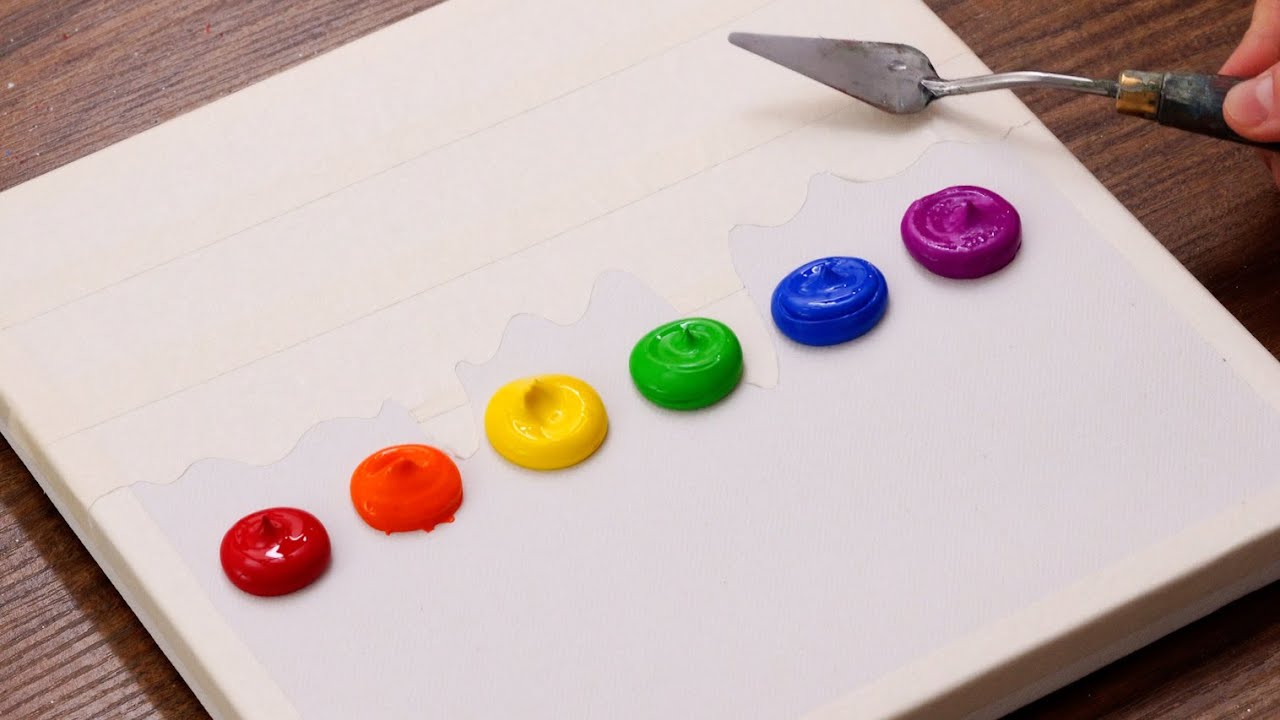 Painting Boy🎨｜Beautiful Acrylic Painting Technique｜Easy Painting Step By Step (1358)