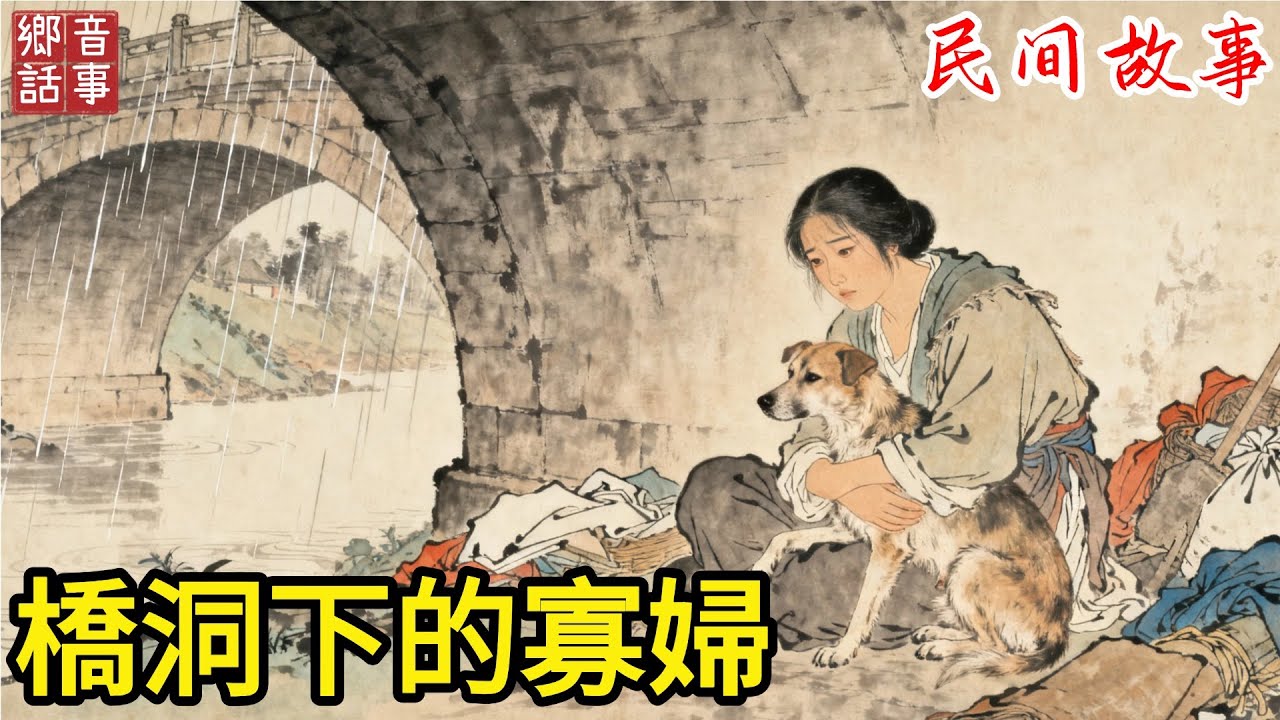 寡婦被一個道貌岸然的讀書人騙光積蓄，帶著撿來的流浪狗住橋洞，半夜它卻叼回個袋子，裏面的東西讓寡婦變成首富#故事頻道 #民間故事 #故事分享 #中國文化 #情感 #聽書