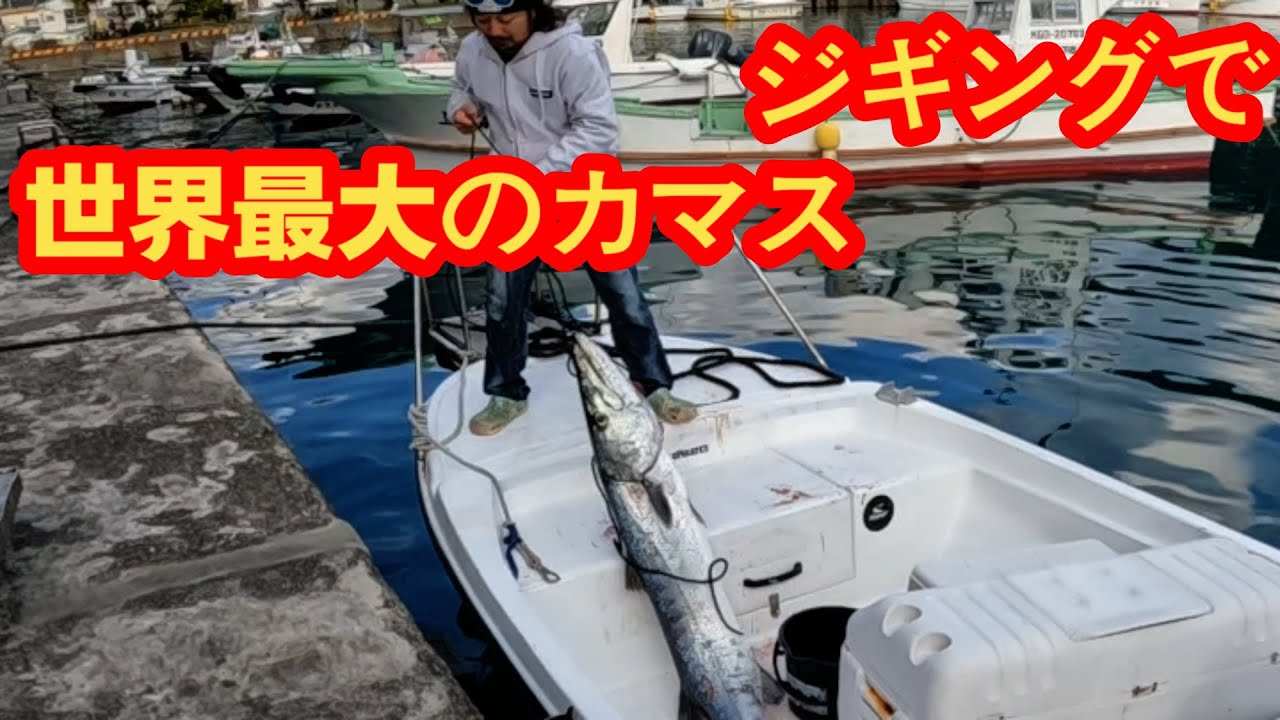 【バラクーダ】スロージギングで世界最大のカマスが釣れちゃった！【奄美大島】
