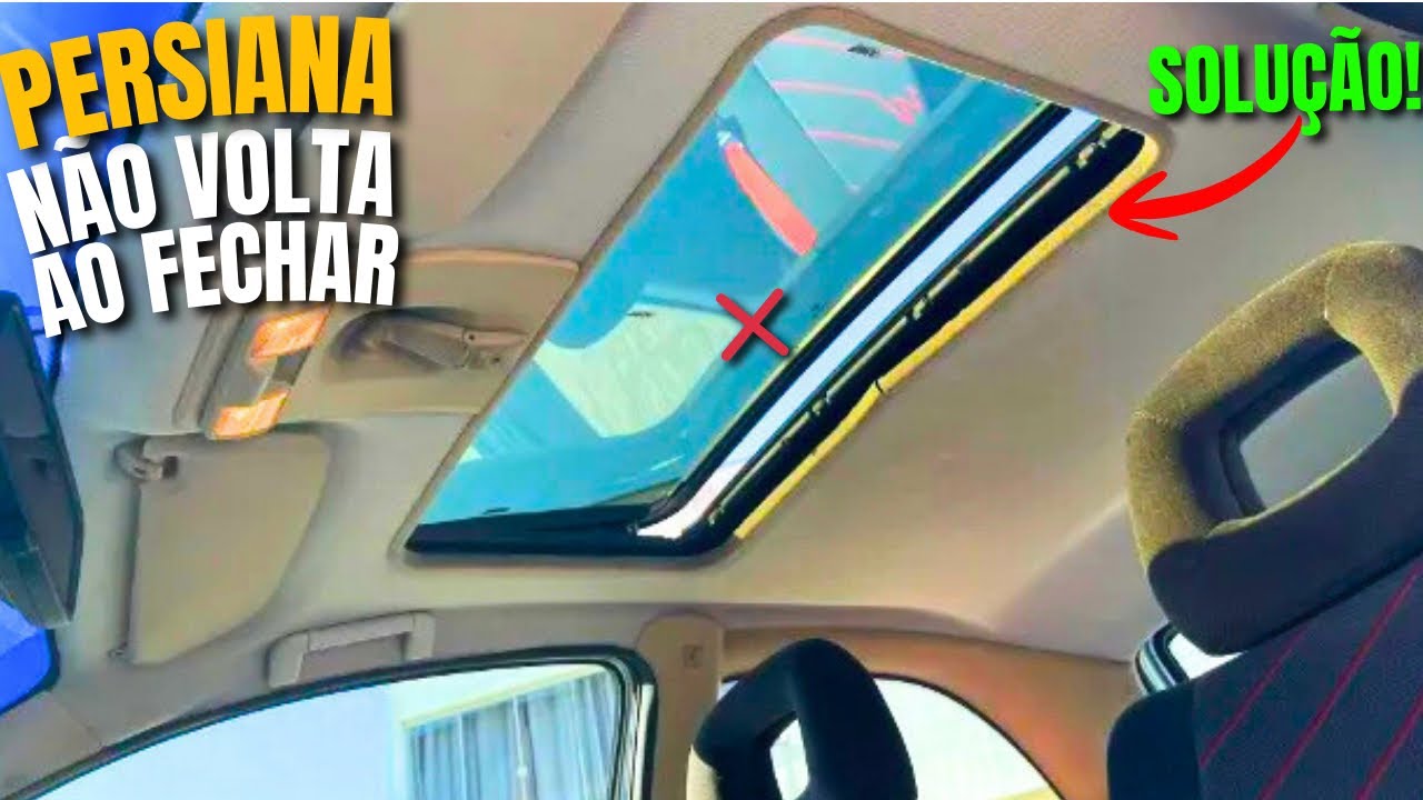 Cortina do Teto Solar GM Não Volta ao Fechar 😱 | Descubra Como Resolver!