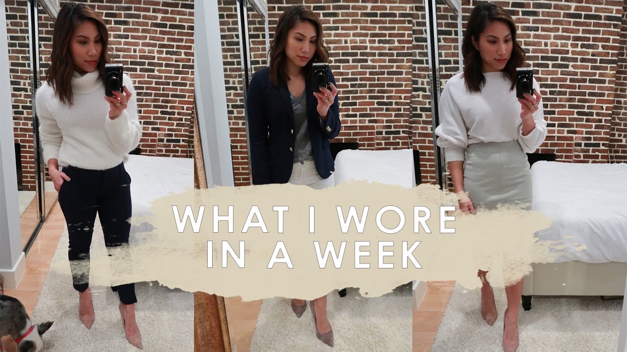What I Wore in a Week: Office Wear