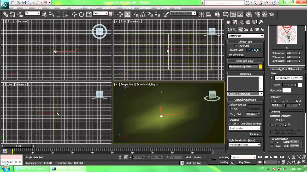 3ds max IES lights + tutorial
