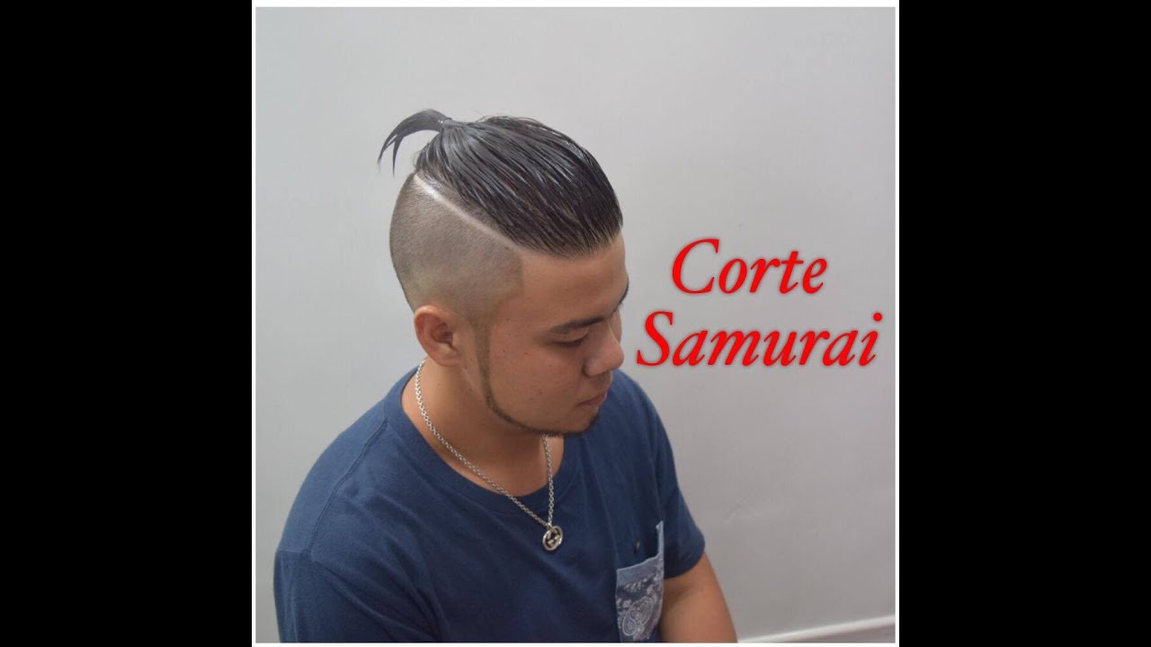 Como Fazer Corte Masculino SAMURAI por Luciano Akross