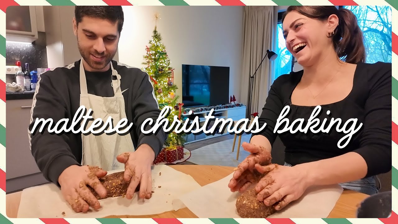 Baking Maltese Christmas Treats with Daniel (aka Chef Victor) | Vlogmas Day 8 🎄