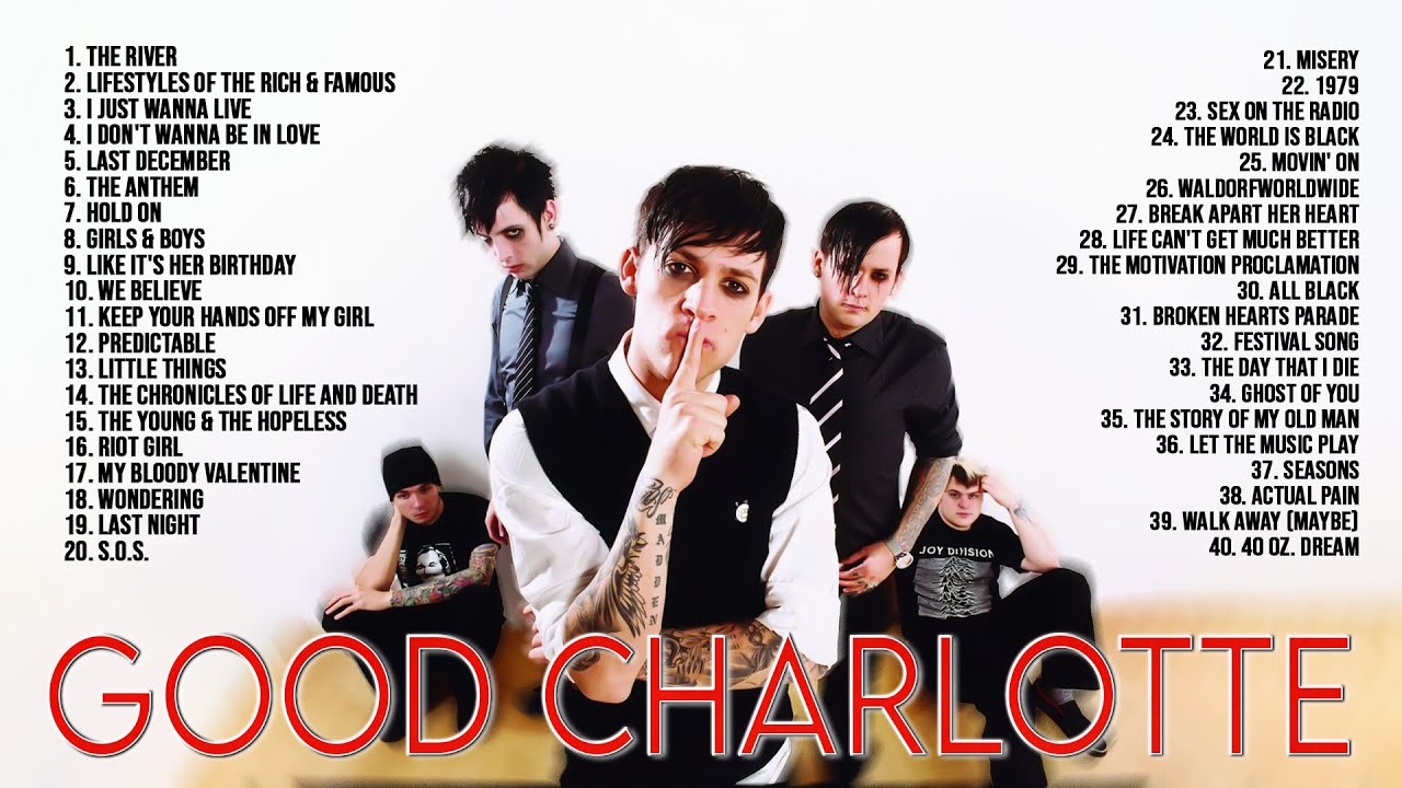 GoodCharlotte Greatest Hits Full Album ~ Best Songs Of GoodCharlotte ~ Pop Punk Playlist 2021