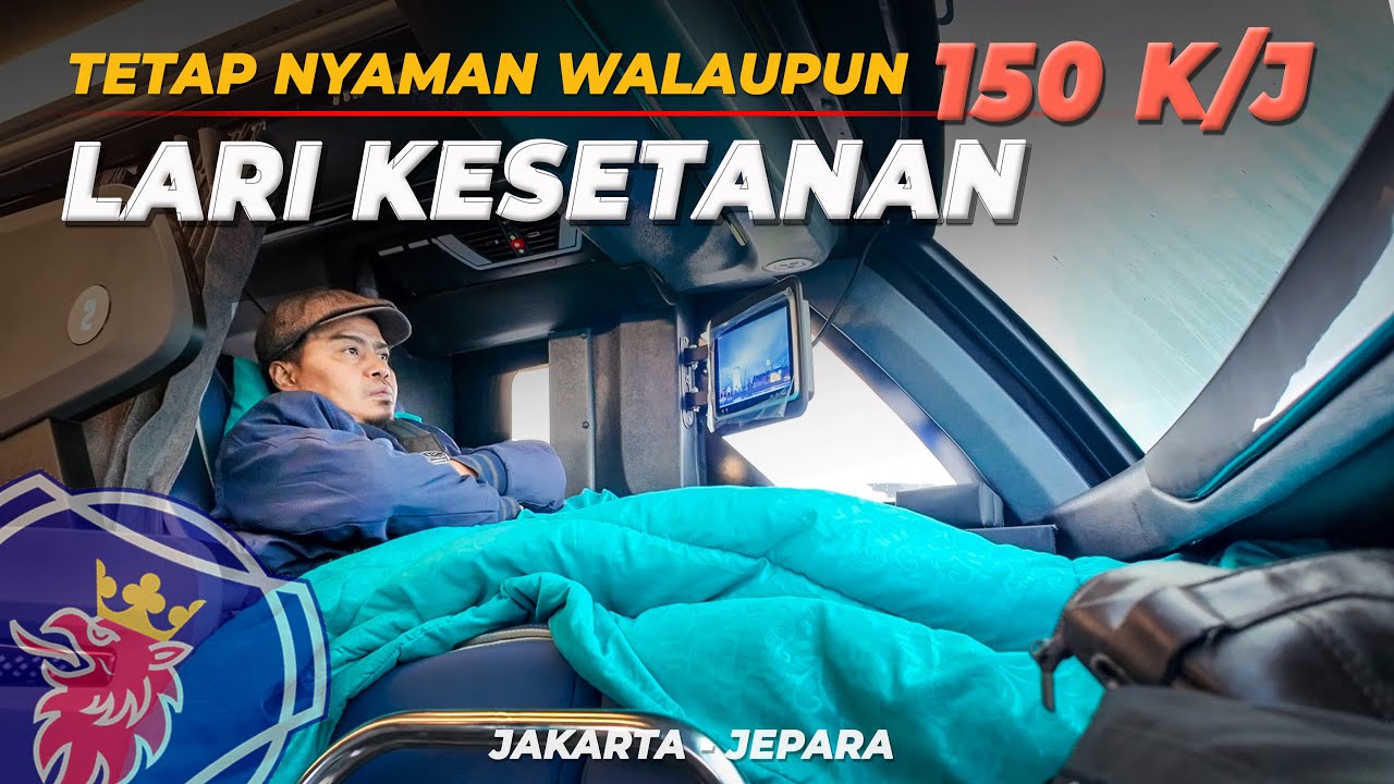 MESIN MONSTER 150 KM/JAM TETAP NYAMAN | BUS JAKARTA JEPARA PO RIMBA RAYA GRAND SUITES SCANIA K450CB