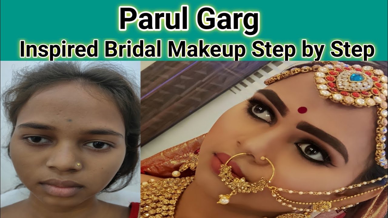 #Parul Garg inspired Bridal makeup step by step for beginners #bridal makeup