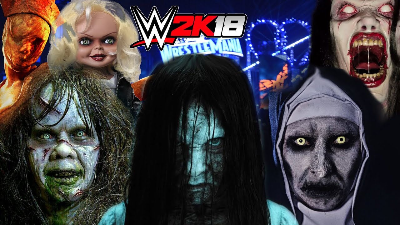 WWE 2K18 | WOMEN HORROR MOVIE Elimination Chamber