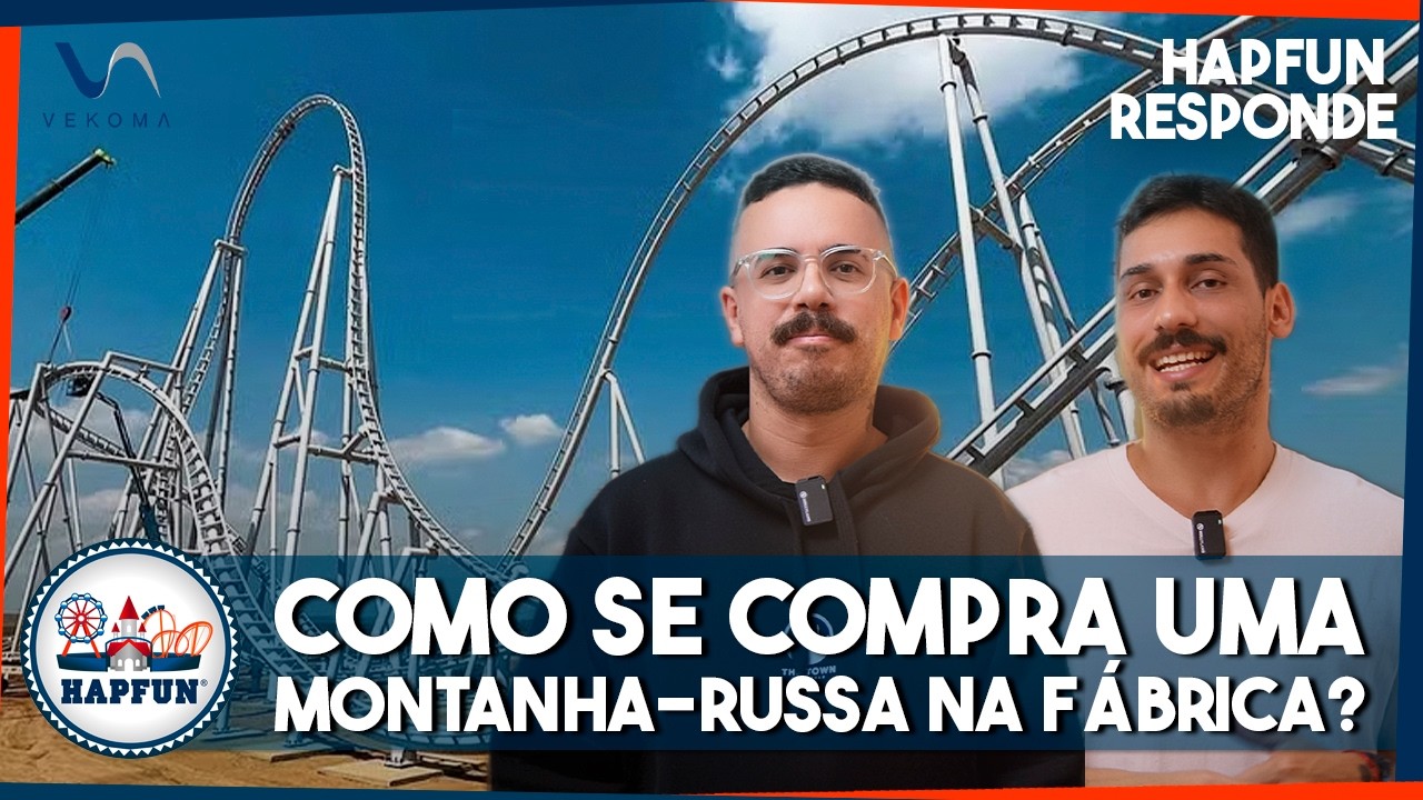 Como se COMPRA uma montanha-russa do zero? Contamos tudo! | HAPFUN RESPONDE