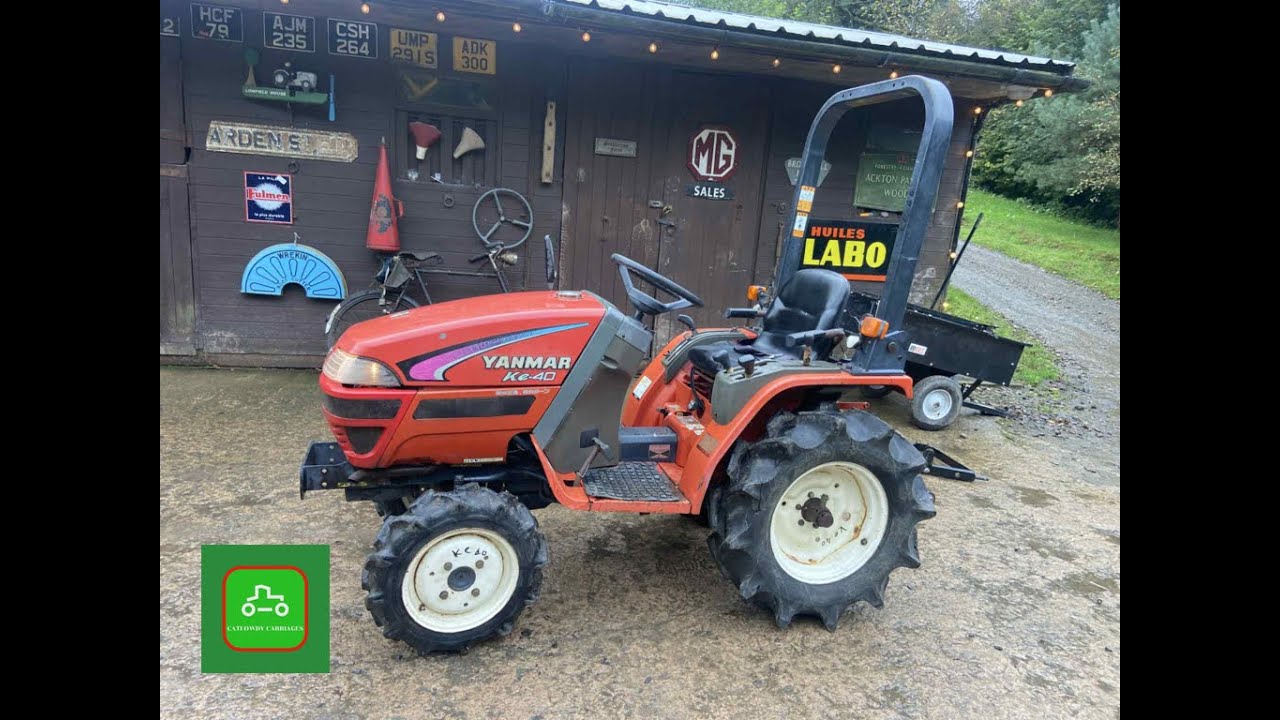 Компактный трактор YANMAR KE40 4X4, демонстрационный экземпляр, продается на сайте www.catlowdyca...