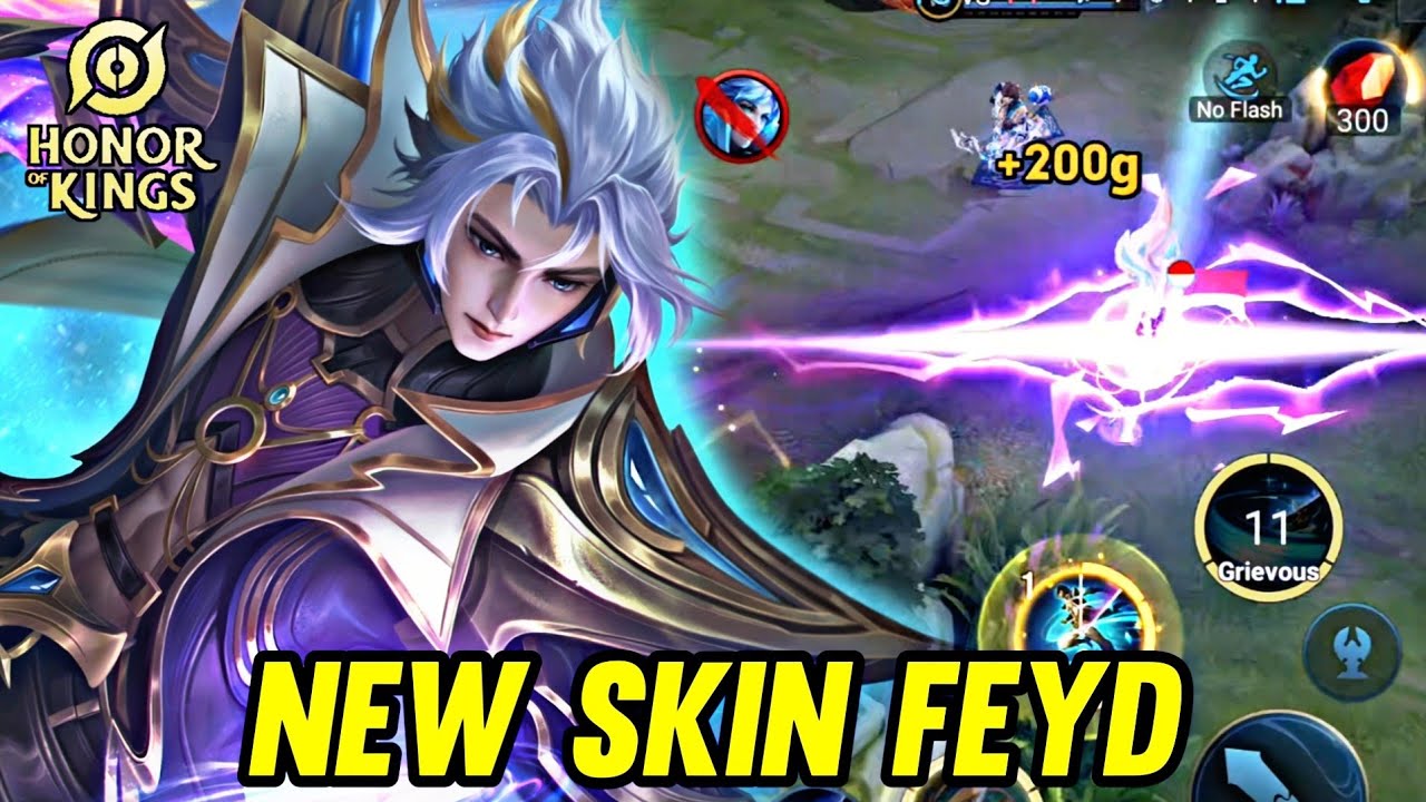 HOK : NEW SKIN FEYD STELLAR VIGILANTE GAMEPLAY - HONOR OF KINGS