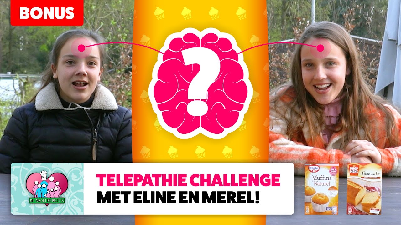 TWEELING TELEPATHIE CHALLENGE MET ELINE EN MEREL! - De Nagelkerkjes #563