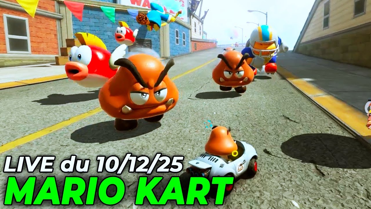 VOD ▶ J'ai rendu Mario Kart INJOUABLE - Live du 10/12/2025